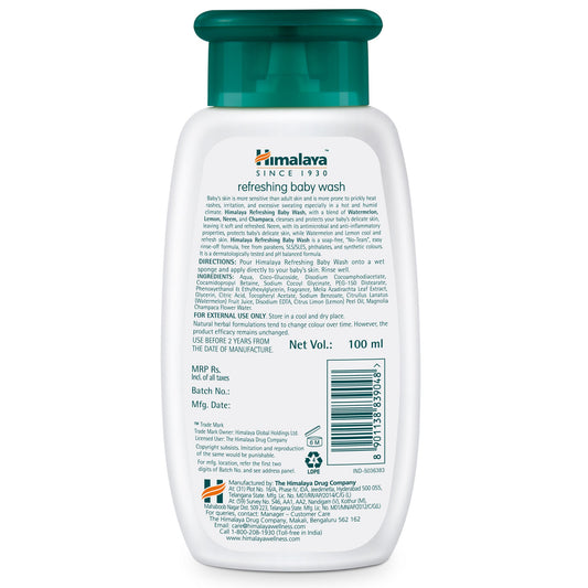 Himalaya Refreshing Baby Wash 100ml