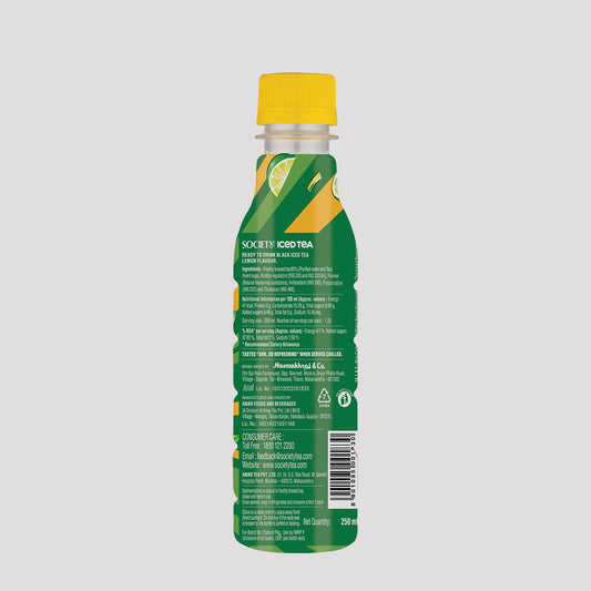 【Society Tea】 Society Iced Tea Bottle Lemon 250 ml|アイスティーボトル レモン 250ml|250ml