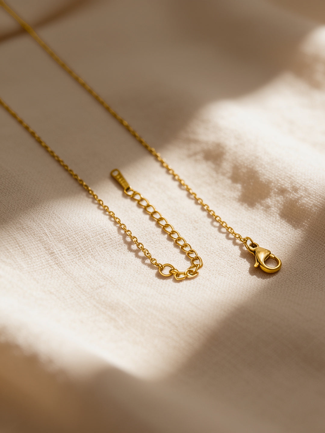 Demi Fine 18K Gold Plated Stainless steel Golden Line Pendant Chain Length - 24 cm