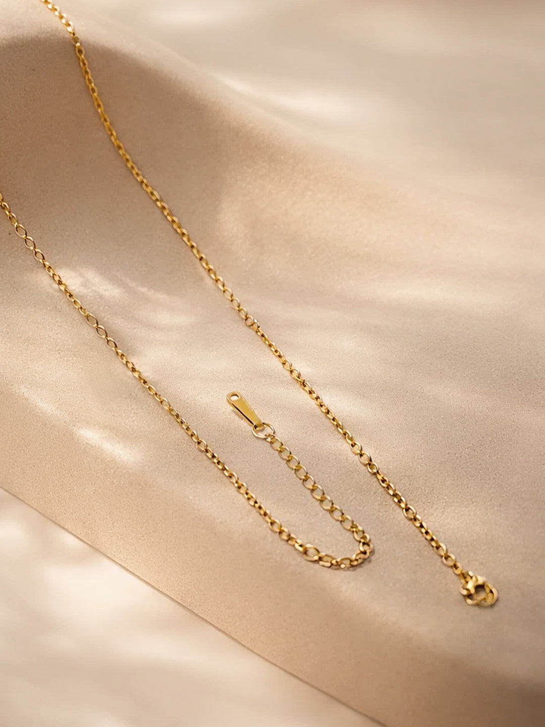 Demi Fine 18K Gold Plated Stainless steel Baroque Pearl Pendant Rope Necklace Length - 28.2 cm