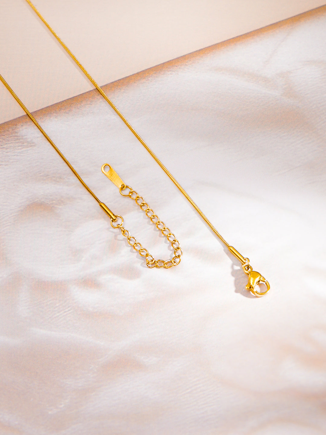 Demi Fine 18K Gold Plated Stainless steel Signature A Pendant Necklace Length - 24.4 cm