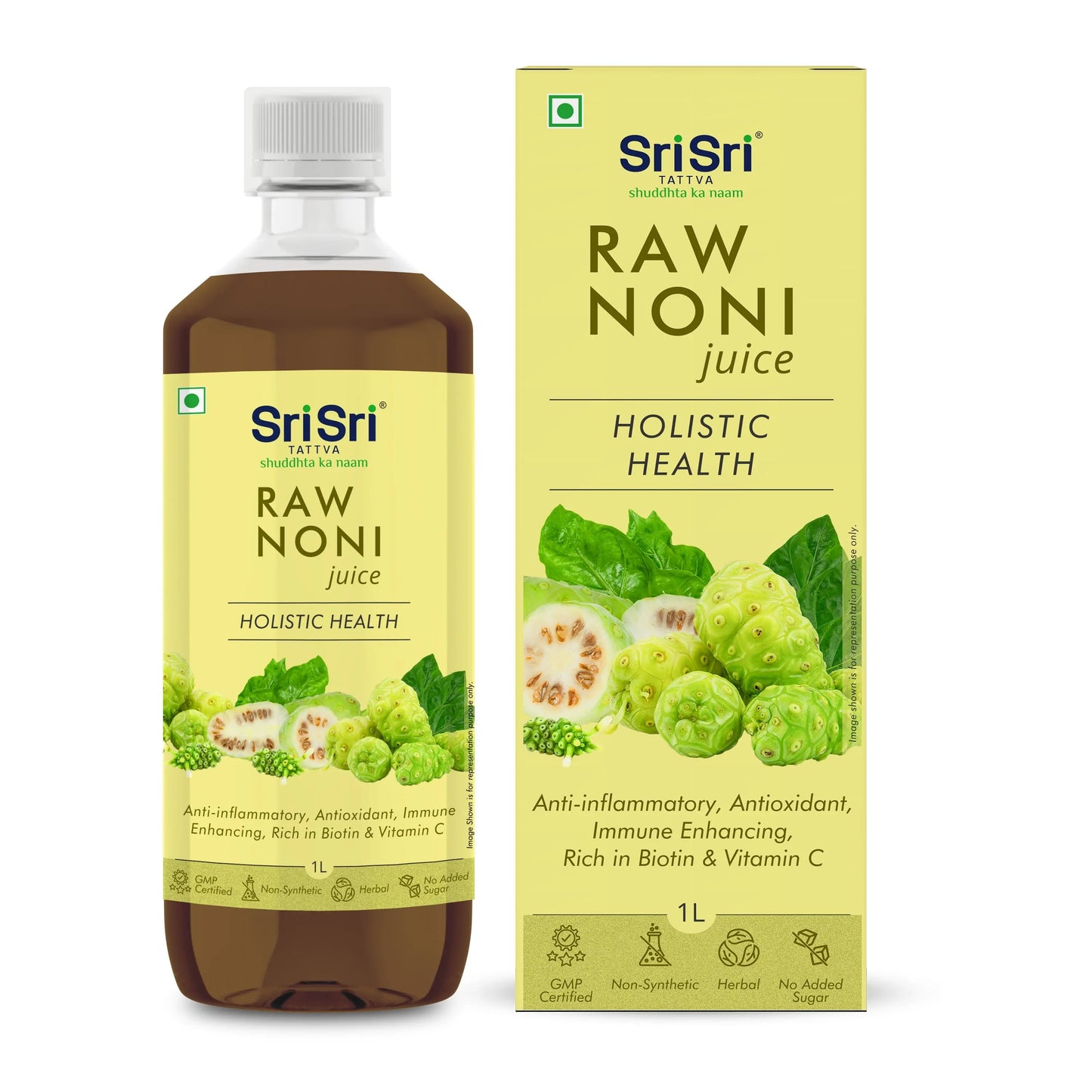 【Sri Sri Tattva】 Raw Noni Juice| 生ノニジュース| 1L