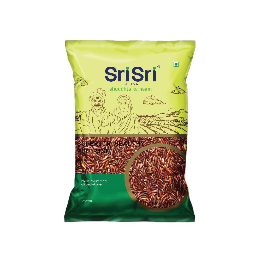 【Sri Sri Tattva】 Superior Healthy Red Rice| スーペリア ヘルシー レッドライス| 1kg