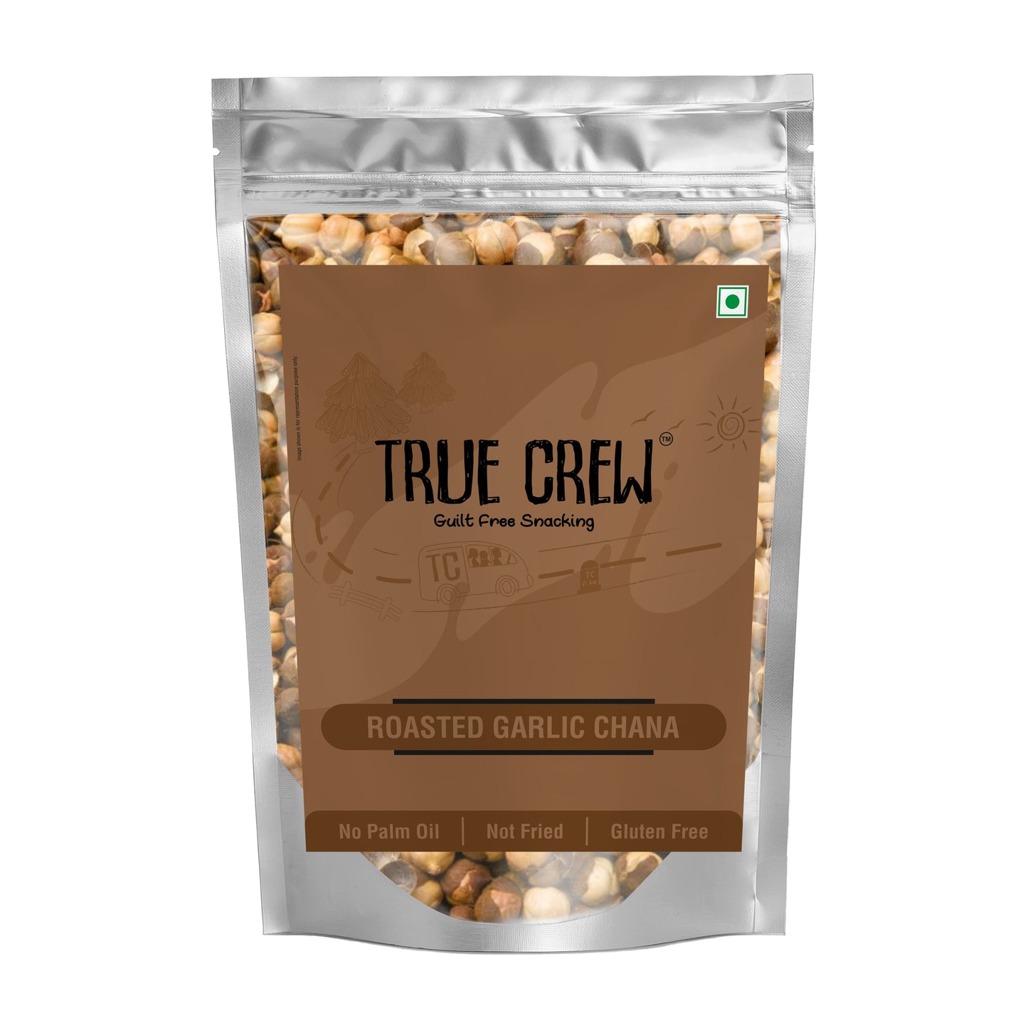 【Sri Sri Tattva】 Roasted Garlic Chana Pouch| ローストガーリック チャナ パウチ| 200g