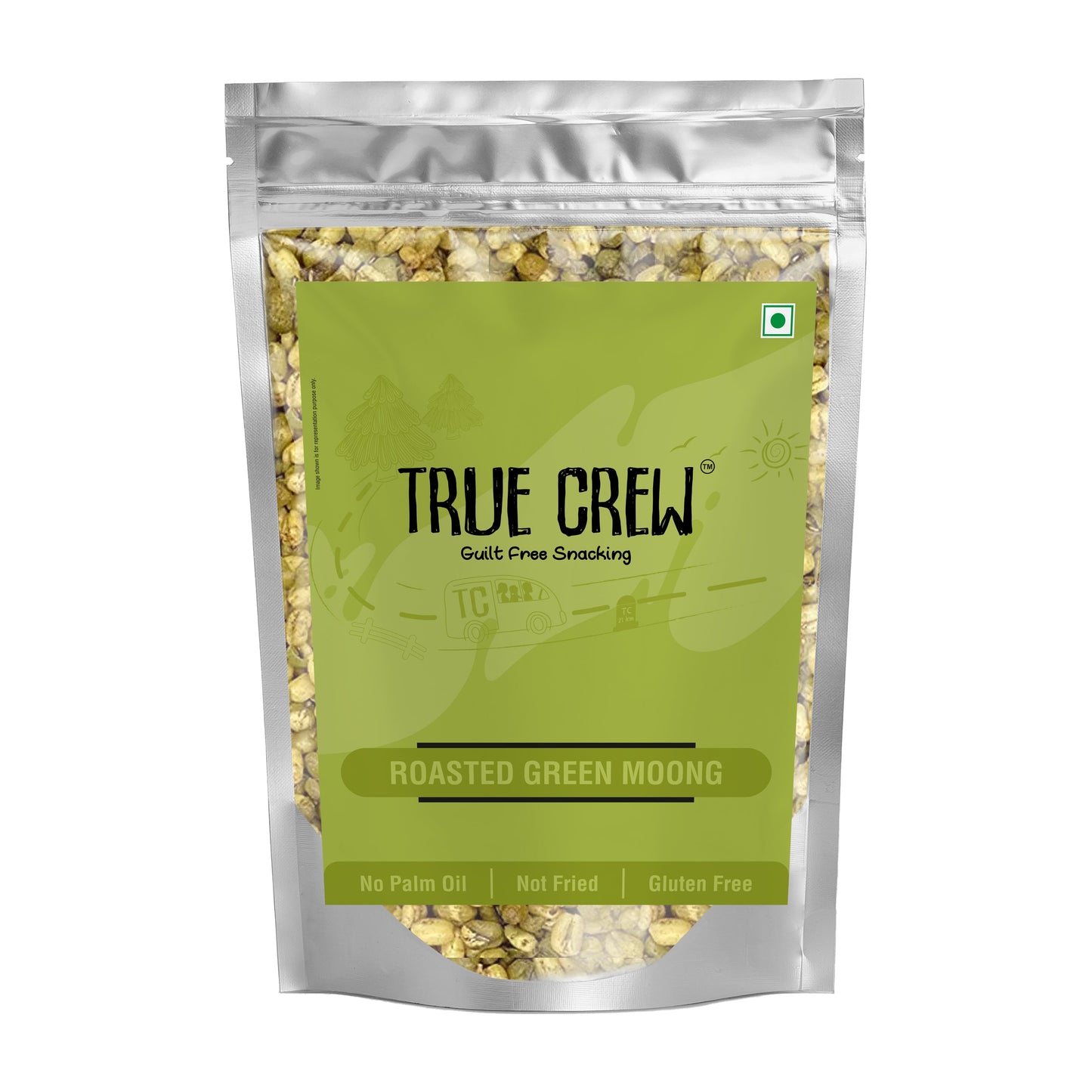 【Sri Sri Tattva】 Roasted Green Moong Pouch| ロースト グリーンムング パウチ| 150g