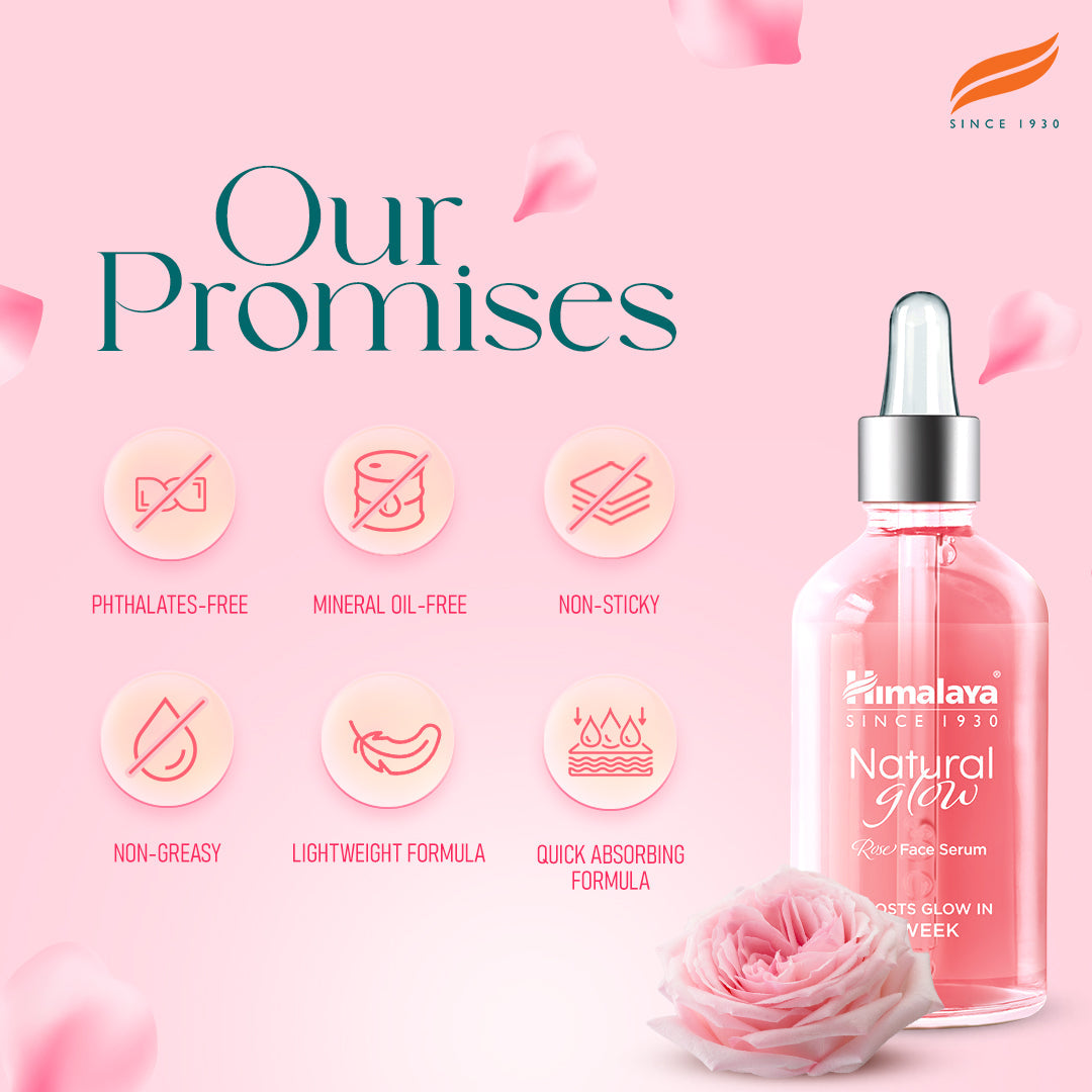 Natural Glow Rose Face Serum 30ml