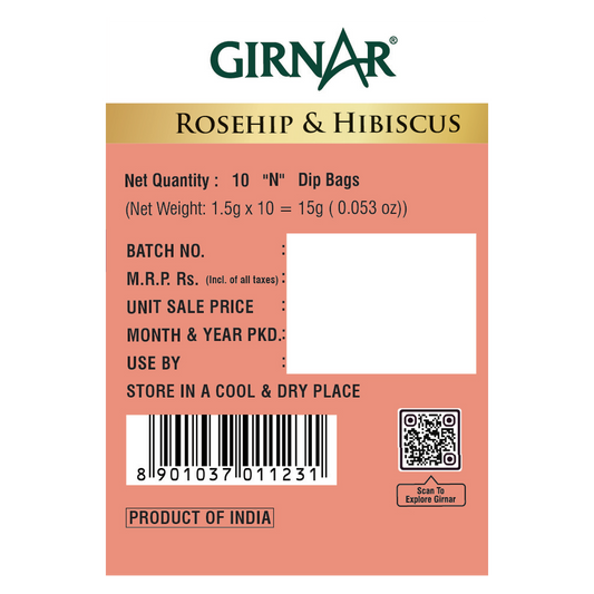 Rosehip & Hibiscus Herbal Infusion 10 Tea Bags