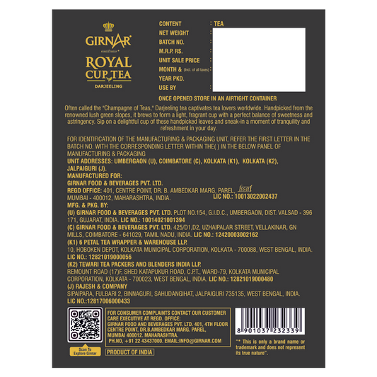 Royal Cup - Darjeeling 100g