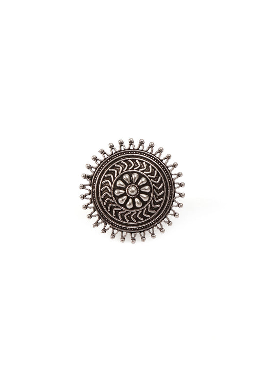 German Silver Circular Ring