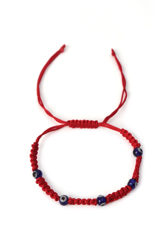 Adjustable Eye Fabric Bracelet