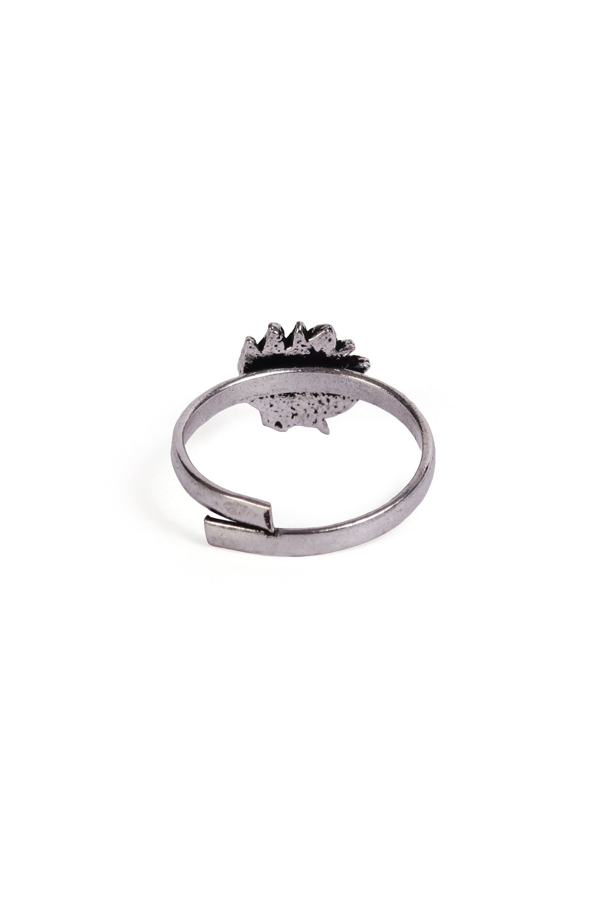 Kumudini German Silver Adjustable Toe Ring (Design 2)
