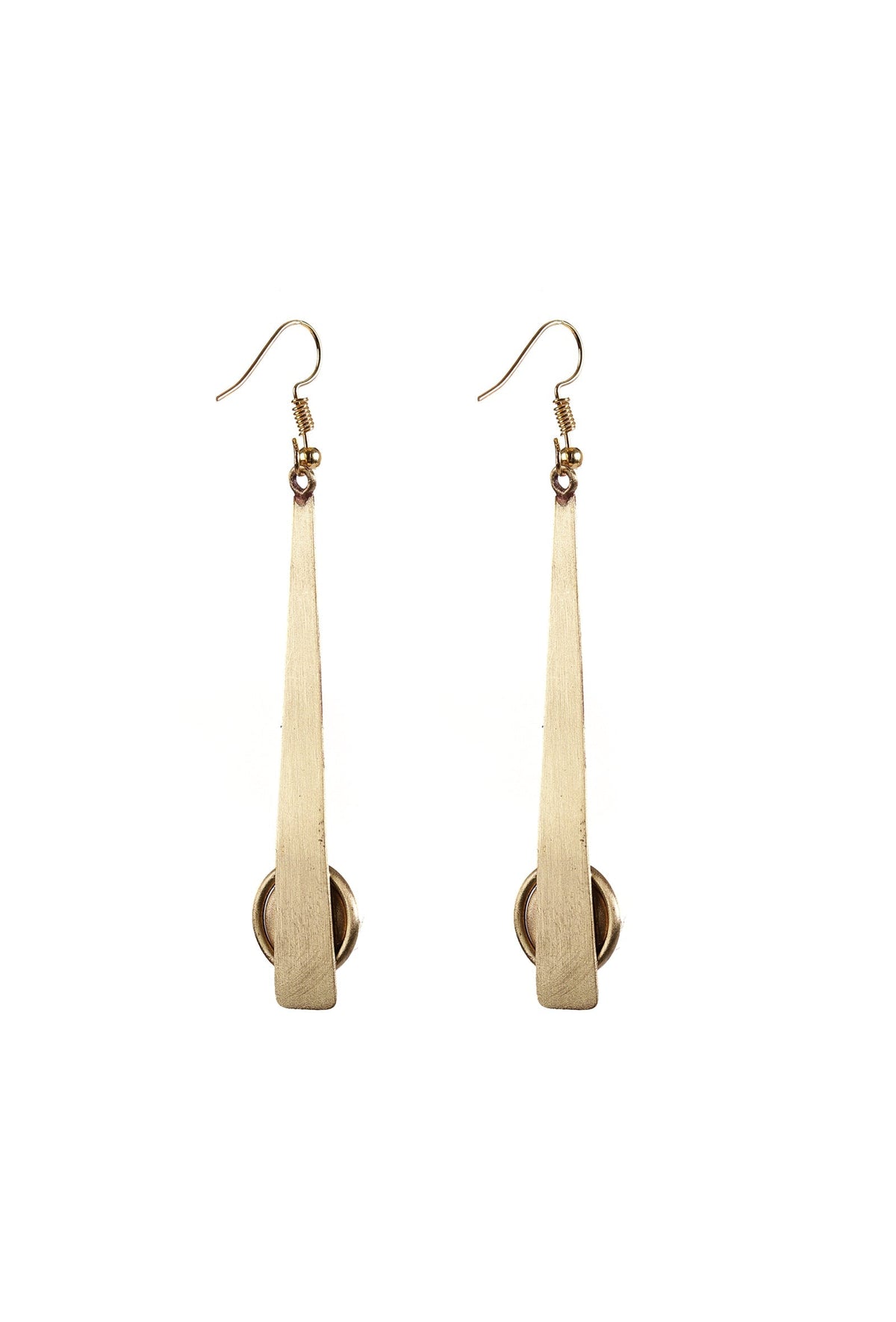Blush Pink Minimal Drop Earrings