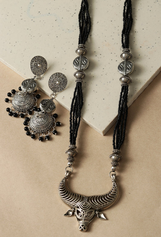 Nandi Warrior Oxidised Set