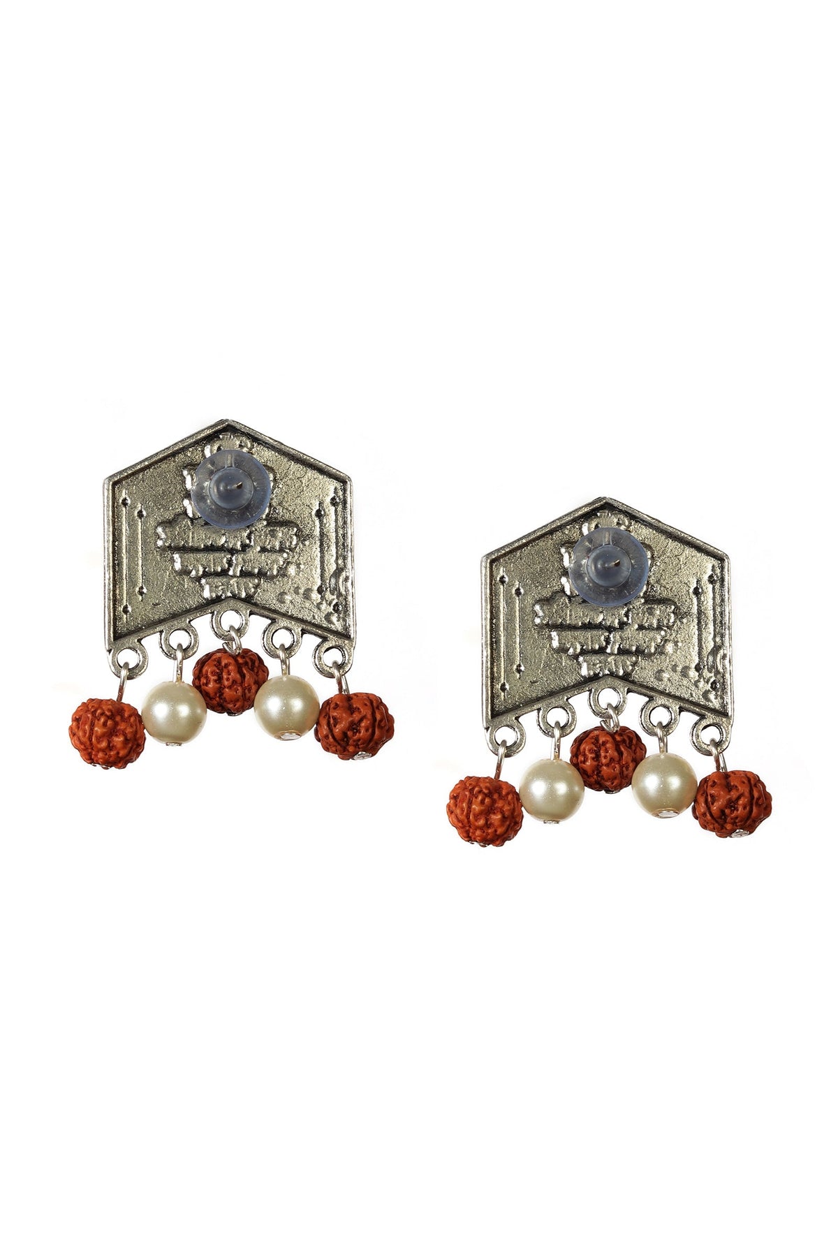 Ved Vaani Rudraksha Earrings
