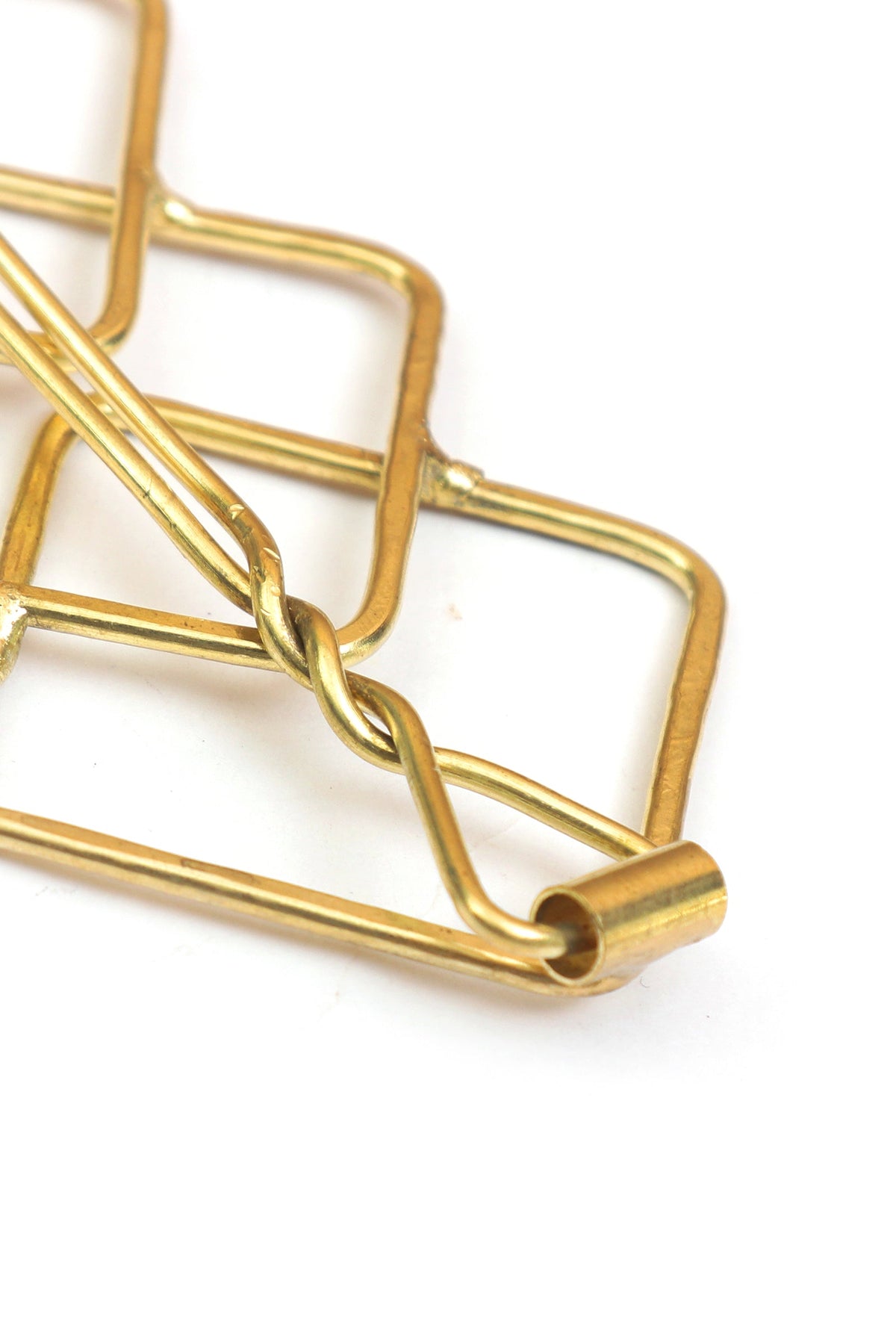 Golden Quad Link Brass Juda Pin