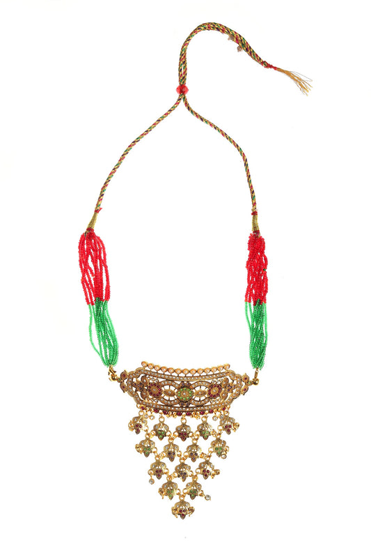 Antique Gold Navrang Necklace