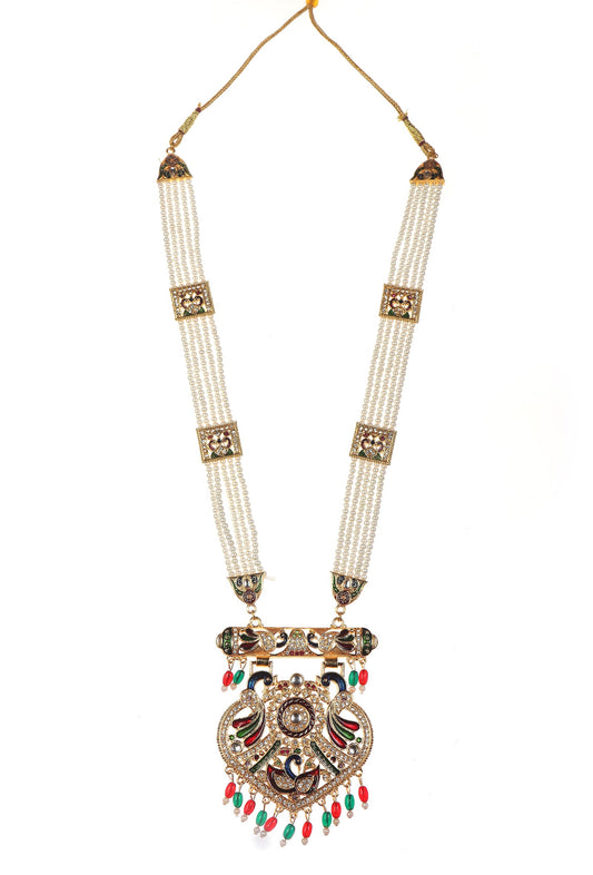 Classic Peacock Royal Necklace Set