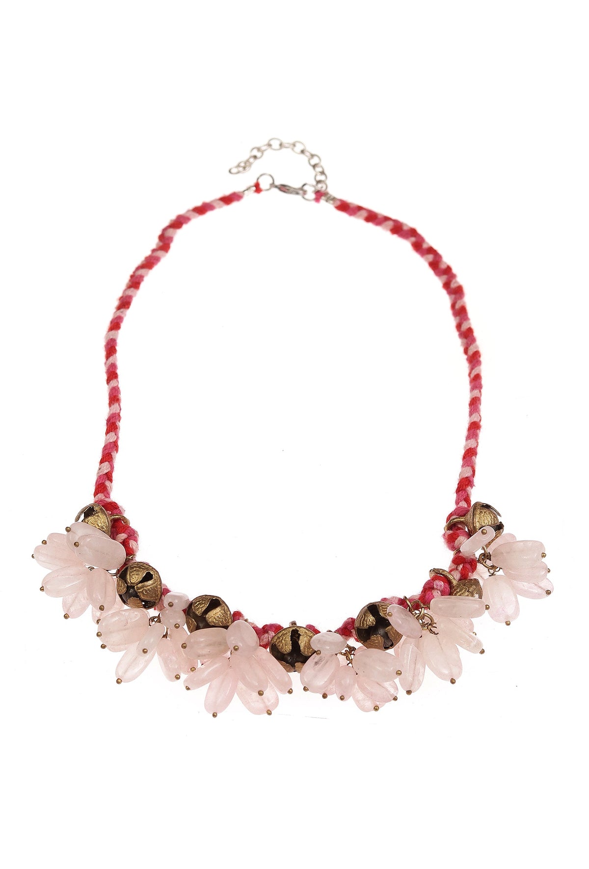Gulabi Ghungroo Beaded Necklace