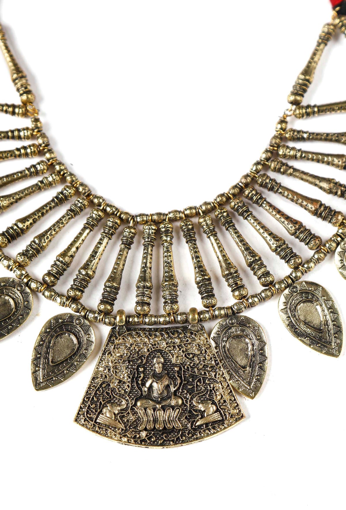 Lakshmi German Silver Necklace