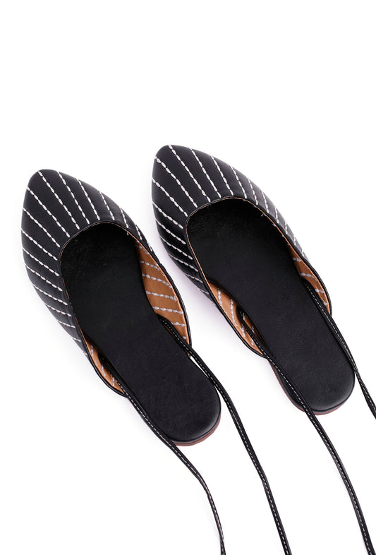 Salena Black Cruelty Free Leather Mules サイズ EU38