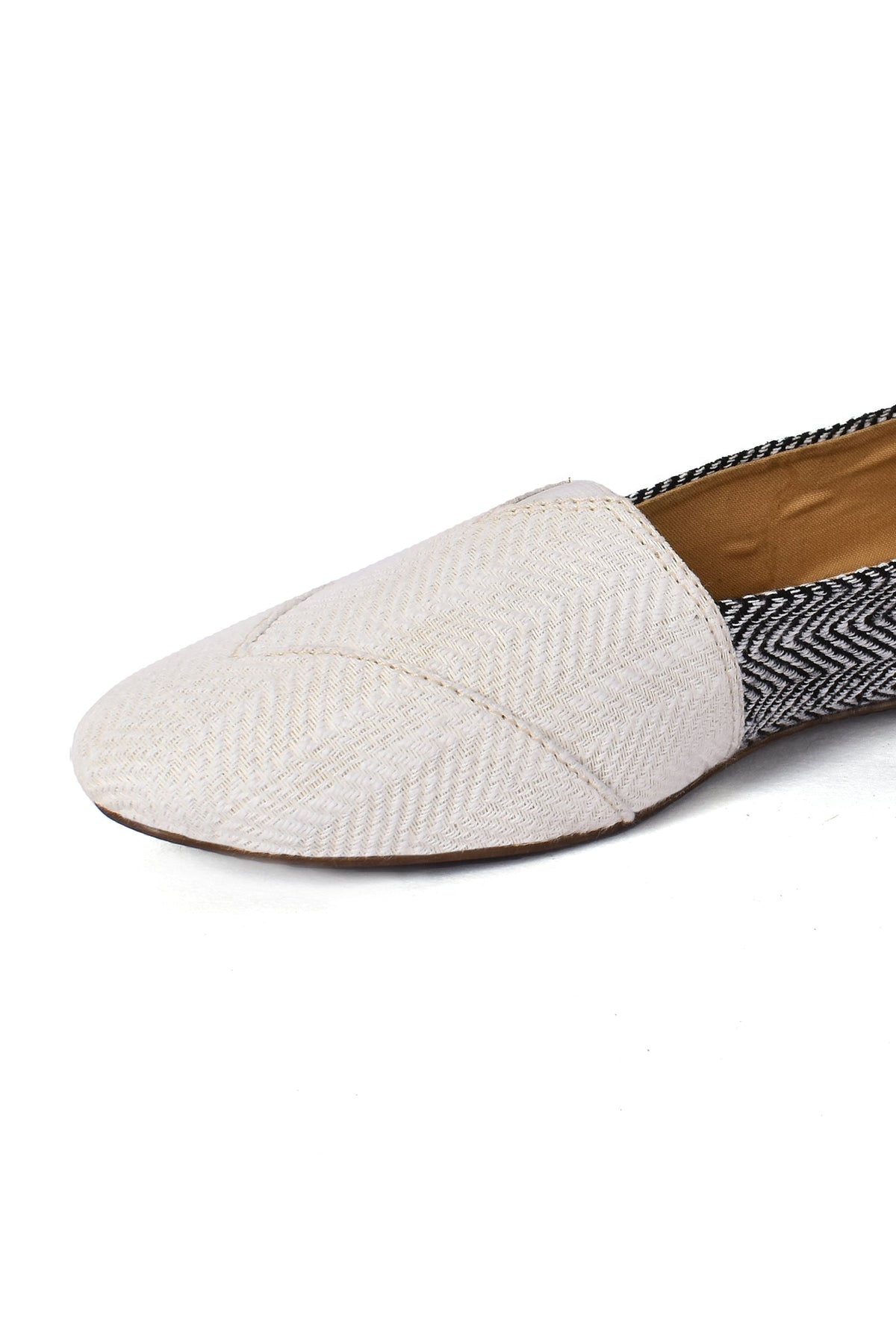 Irish White and Black Pure Hemp Loafers サイズ EU38