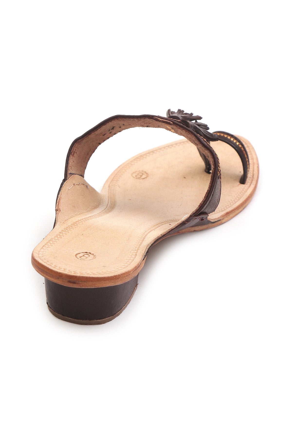 Noir Tassel Kolhapuri Heels サイズ EU35