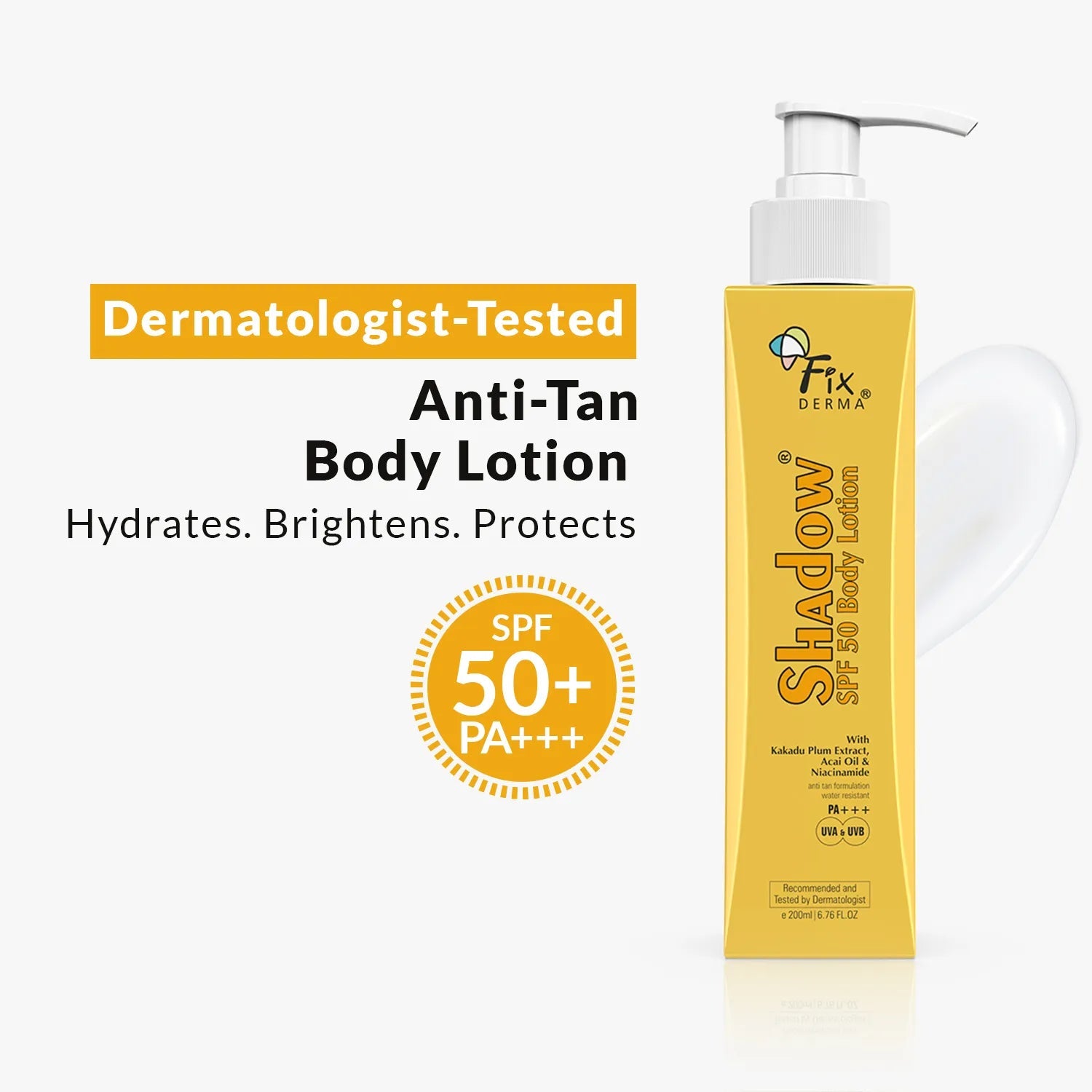 Fixderma】 Shadow SPF 50 Body Lotion｜シャドウ SPF50 ボディ