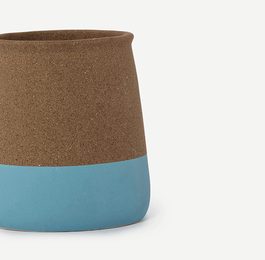 BONDI CERAMIC PLANTERS 15(長さ) x 15(幅) x 16(高さ); 直径: 15