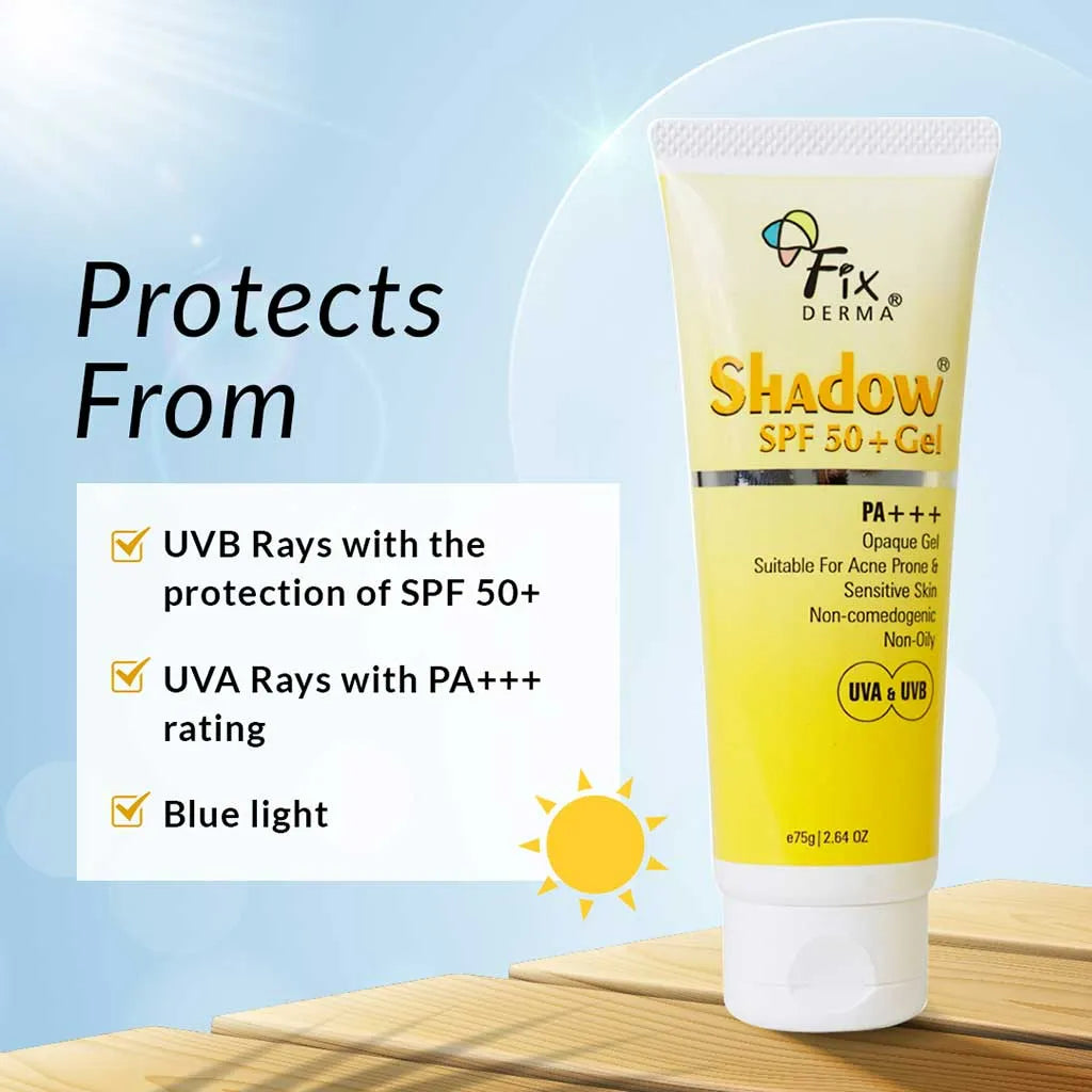 Shadow Sunscreen SPF 50+ Non Drying Cleanser + Cleovera Cream