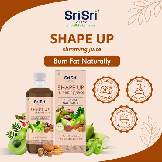 Shape Up Slimming Juice - Burn Fat Naturally | 7 Potent Herbs For Weight Management | 1 L 1L