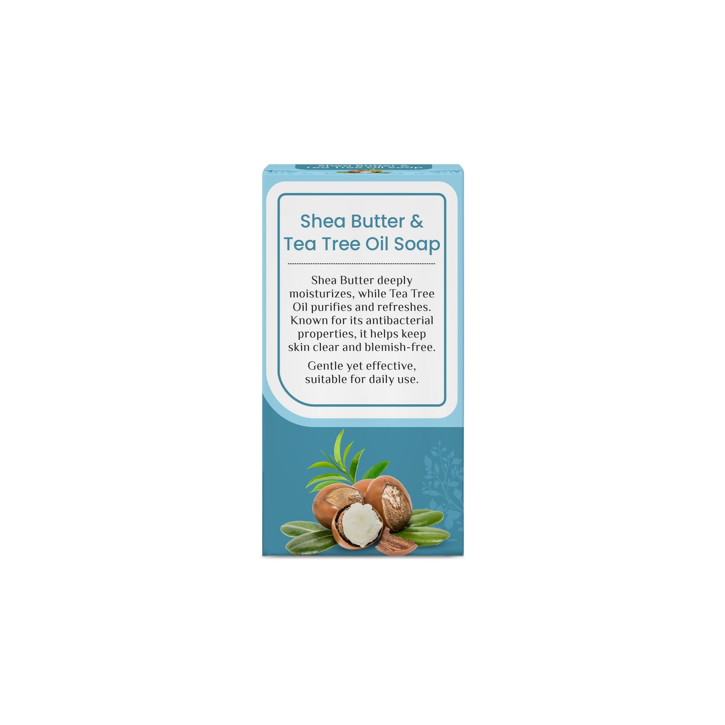 Shea Butter & Tea Tree Oil Soap | For Moisturizing Skin | 100 g Each | Pack of 4 100gx4