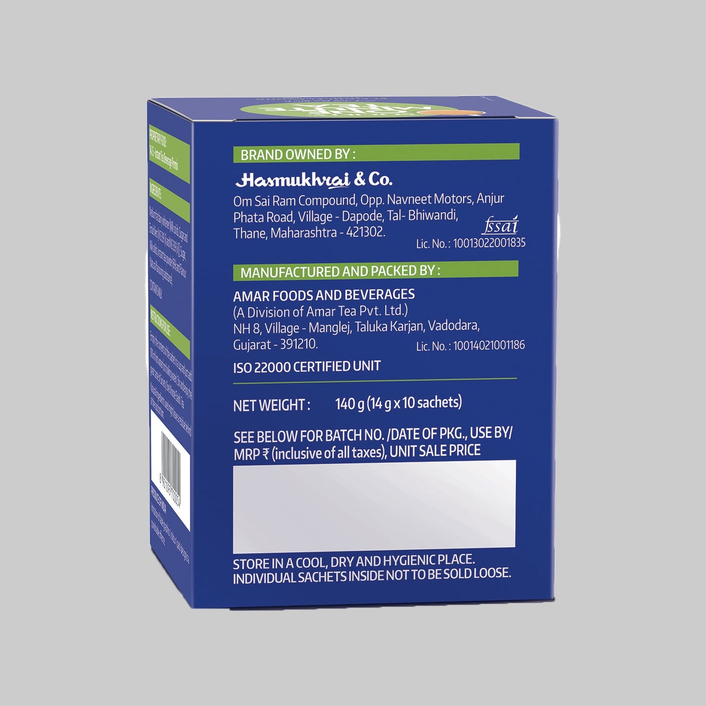 OMT Elaichi Premix - Pack of 3 140 g x 3