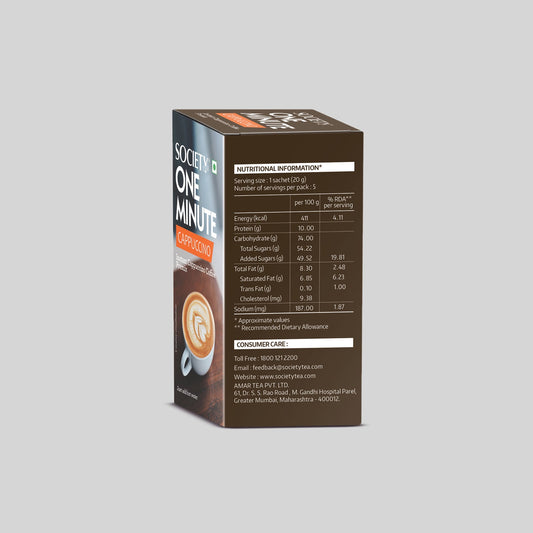 Cappuccino Premix Mono Carton - Pack of 2 100 g x 2