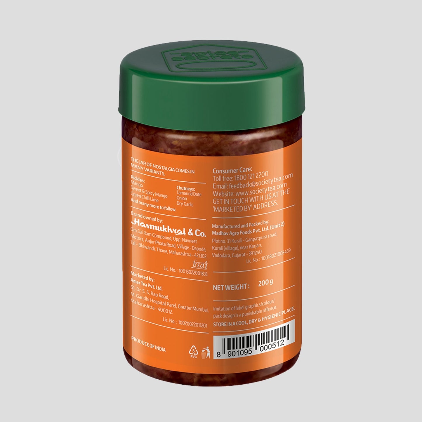 Society Mixed Pickle Jar 400g