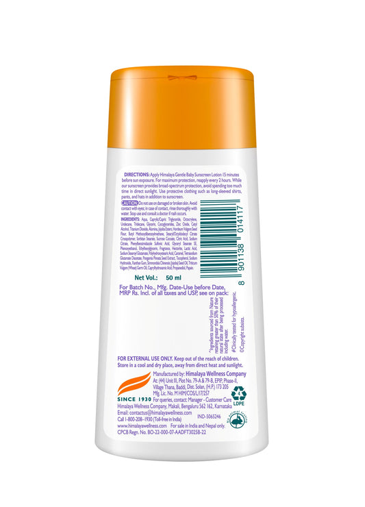 Gentle Baby Sunscreen Lotion 50ml