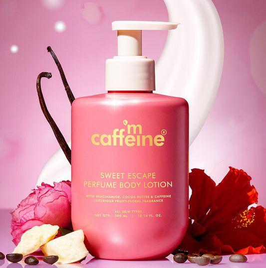 【mCaffeine】 Sweet Escape Perfume Body Lotion - 300ml|スウィートエスケープ パフューム ボディローション|300ml