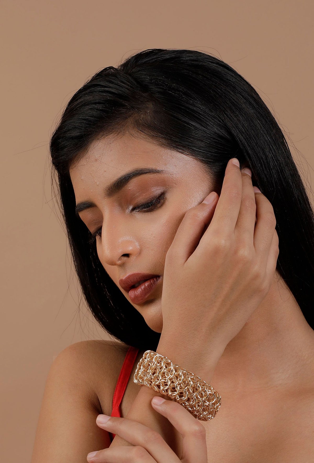 Cinda Gold Chain Bracelet