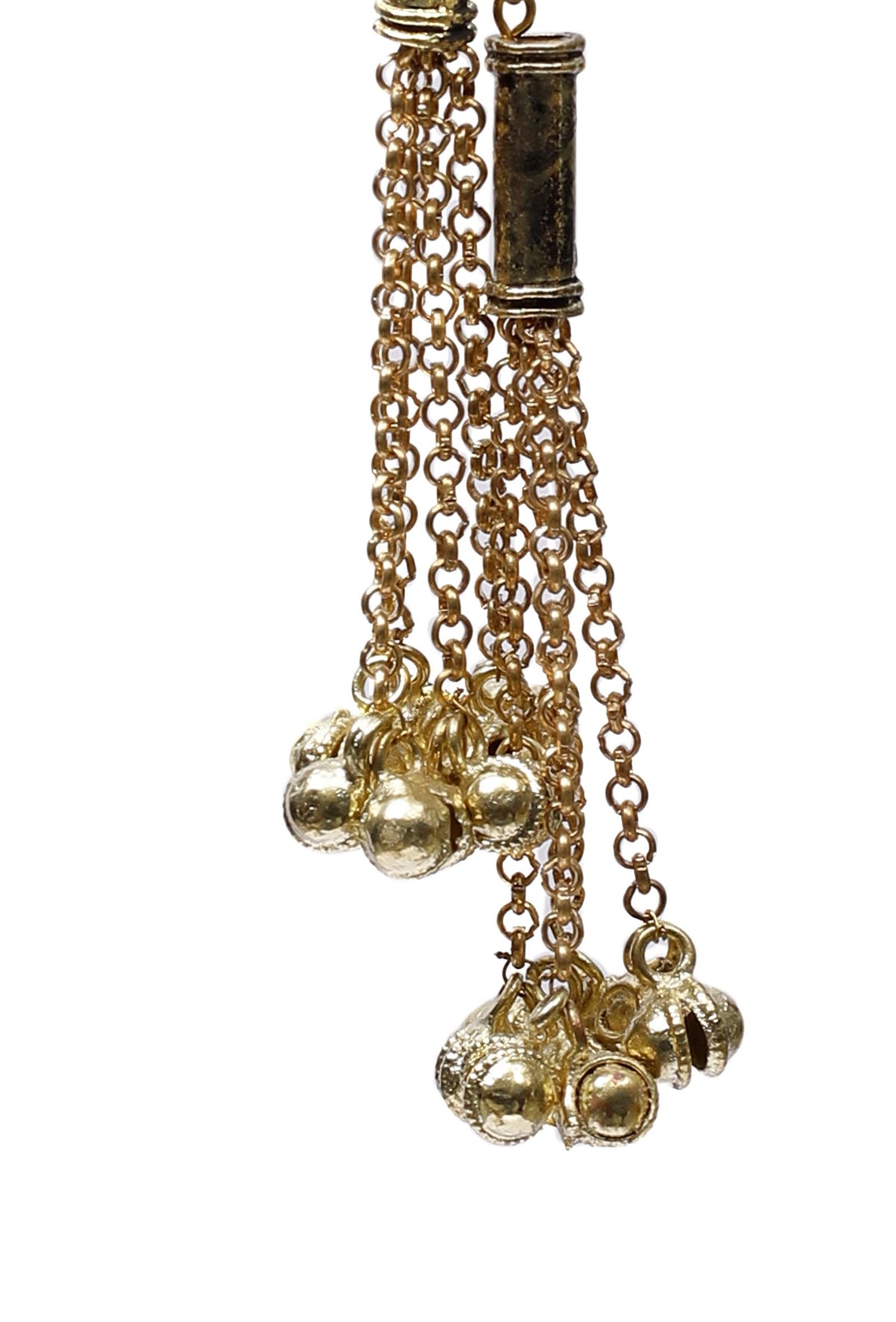 Nazron Tribal Brass Earrings