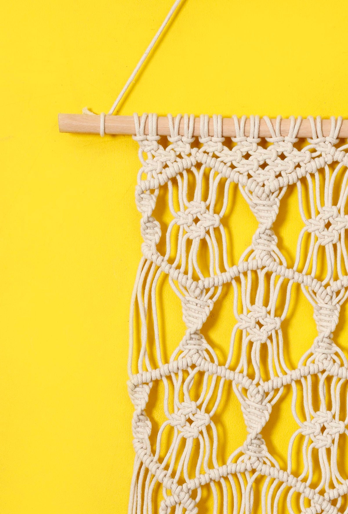 Macrame Wall Hanging with Tassels