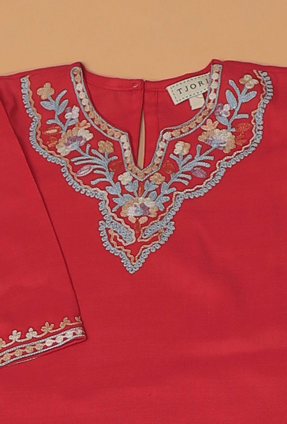 Merry Red Pure Woollen Phiran Set サイズ 0〜3か月