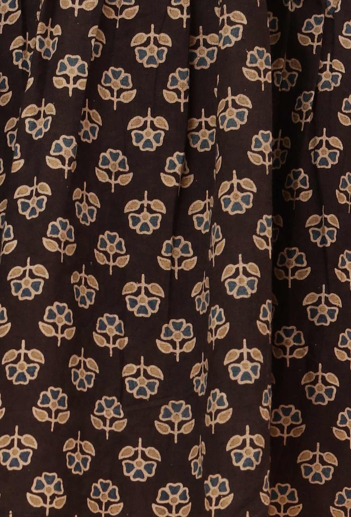 Edie Black Ajrakh Print Cotton Dress サイズ 6〜7歳