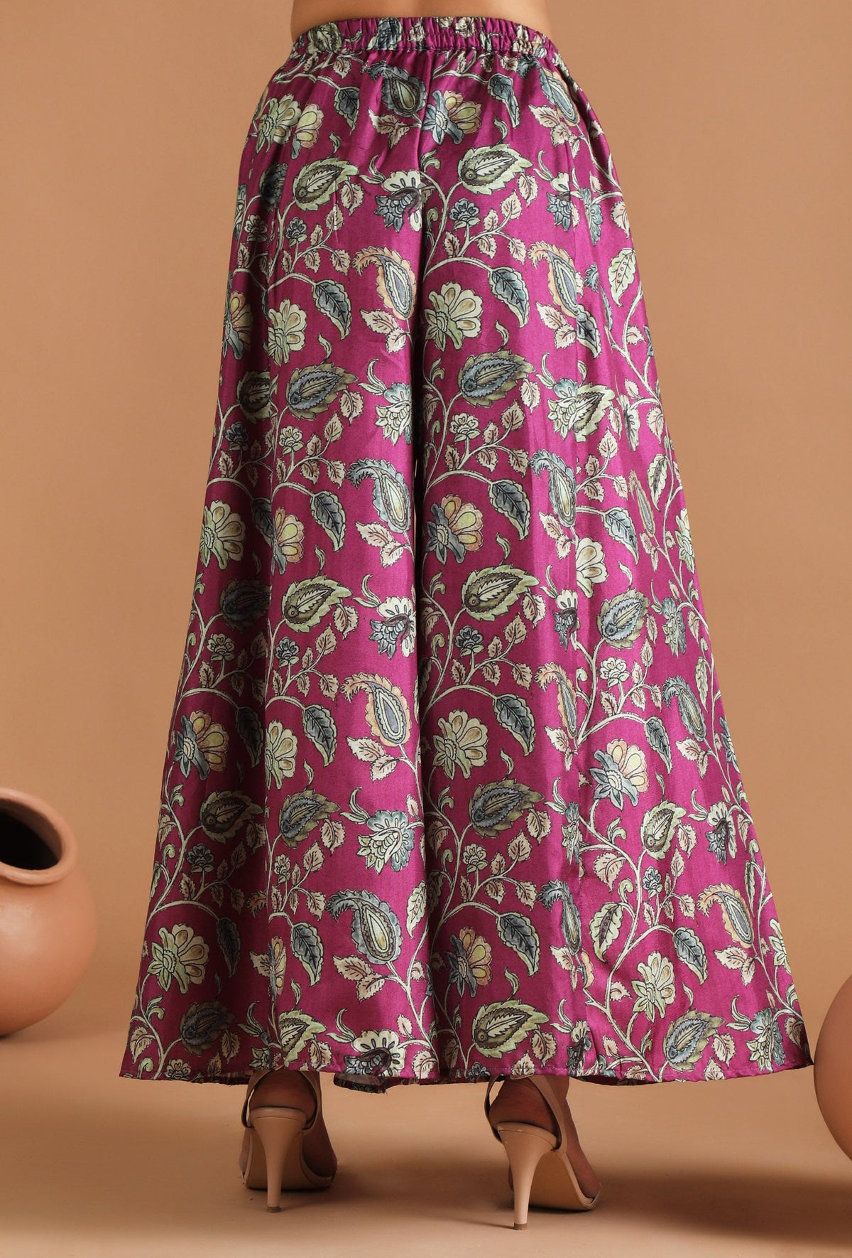 Mahira Allover Kalamkari Palazzo Pants サイズ S