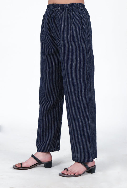 Navy Blue Cotton Pant サイズ XXXL