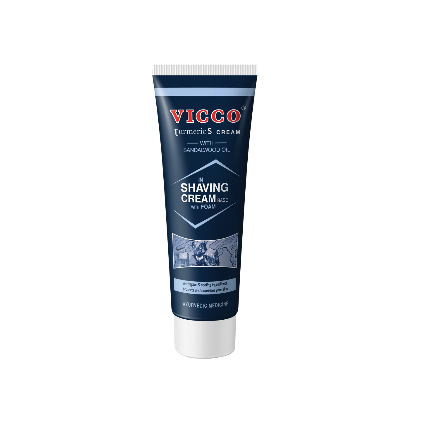 【Vicco】 Turmeric Shaving Cream (Sandalwood)|ターメリック シェービングクリーム(サンダルウッド)|30g