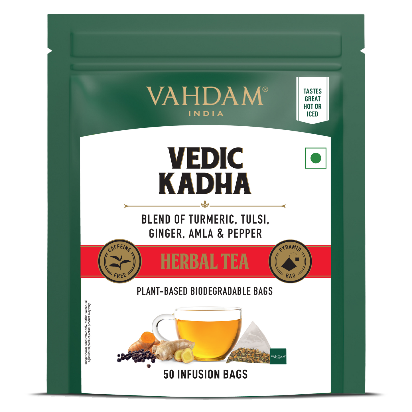 Vedic Kadha Herbal Infusion, 50 Count 50 Count