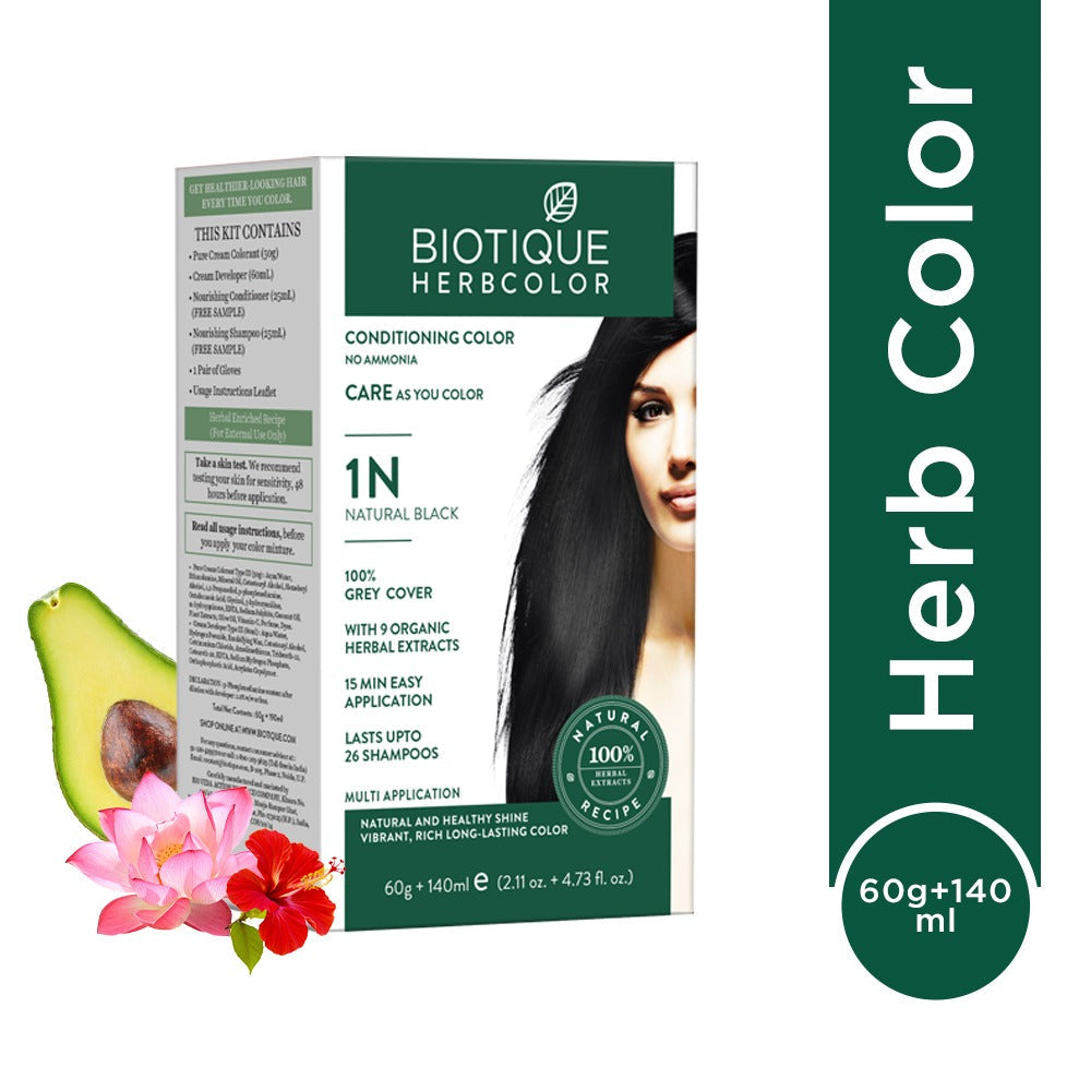 Biotique Herbcolor 3N Darkest Brown