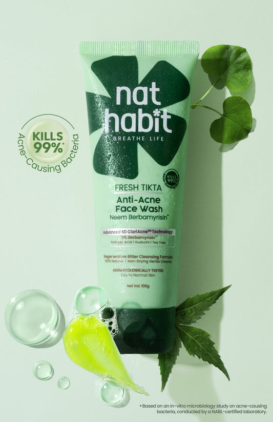 Anti-Acne Neem Berbamyrisin™ Tikta Face Wash 100g