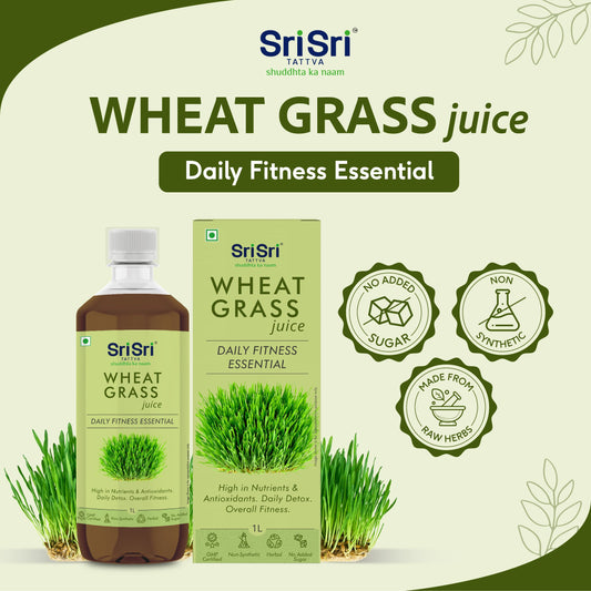 Wheat Grass Juice - Daily Fitness Essential | High In Nutrients & Antioxidants, Daily Detox, Overall Fitness | 1 L 1L