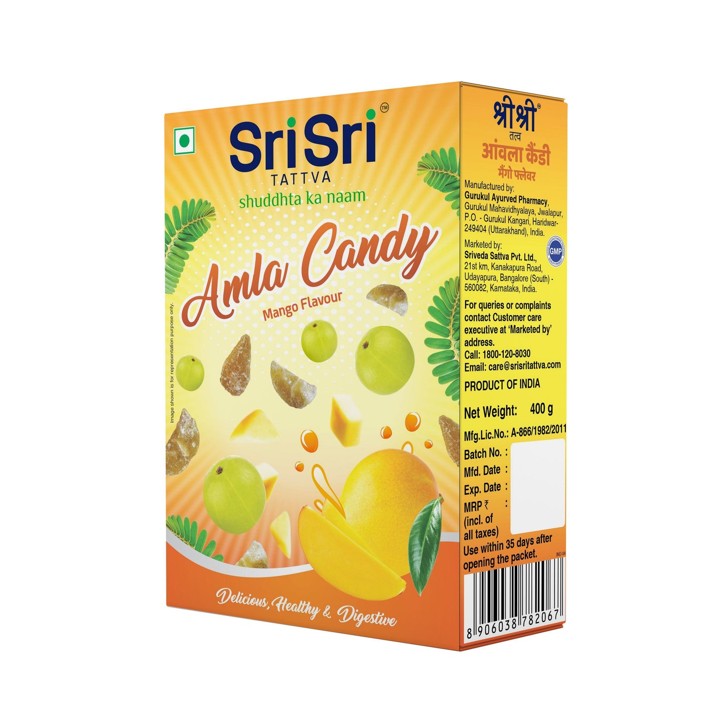 Amla Candy - Mango Flavoured - Delicious Healthy & Digestive, 400 g 400g