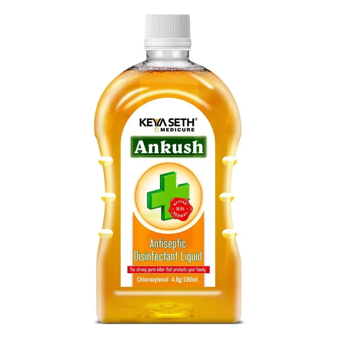 Ankush Antiseptic Disinfectant Liquid - First Aid, Medical, Multipurpose Personal Hygiene & Home Cleaner, Neem, Tulsi & Eucalyptus Essential Oil 550ml